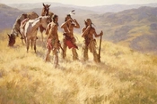 Howard Terpning-Dust of Many Pony Soldiers