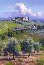 June Carey-Oil Trees of Chianti