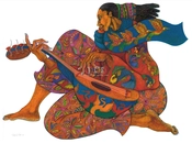 Charles Bibbs-The Music Maker 2 -  Giclee