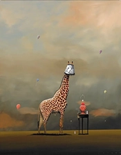 Robert Deyber-Party Animal Giraffe