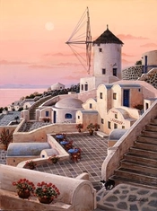 Liudmila Kondakova-Mykonos Windmill