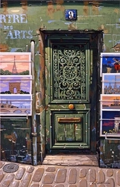 Liudmila Kondakova-The Green Door