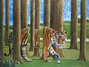 Rene Dickerson-Gaze of a Tiger tribute to Tiger Woods 