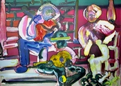 Romare Bearden-Louisiana Serenade Artist Signed