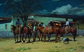 Ron S. Riddick-Early To Bed Early To Ride Limited Edition Print