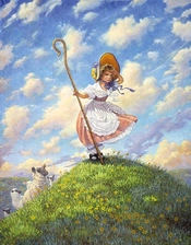 Scott Gustafson-Little Bo Peep Limited Edition Print