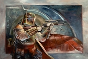 Lee Kohse-Boba Fett with Slave 1