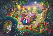 Thomas Kinkade Disney-Mad Hatter's Tea Party