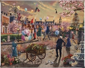 Thomas Kinkade Disney-Mary Poppins Returns