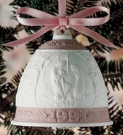 Lladro-Christmas Bell 1991