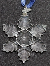 Swarovski Crystal-1996 Snowflake Ornament