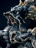 Lladro - Great Dragon - Golden Lustre and Blue