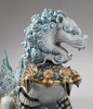 Lladro - Guardian Lioness - Blue