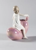 Lladro - My Seesaw Balloon Girl Pink