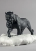 Lladro - Black Panther with Cub