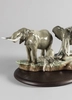 Lladro - A Stop Along The Way Elephants