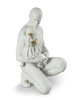 Lladro - In Daddy's Arms White & Gold