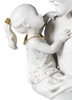 Lladro - In Daddy's Arms White & Gold