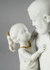 Lladro - In Daddy's Arms White & Gold