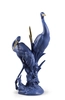 Lladro - Courting Cranes Blue-Gold