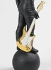 Lladro - Walking on the Moon Figurine. Black & Gold