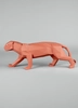 Lladro - Panther (Coral Matte)