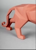 Lladro - Panther (Coral Matte)