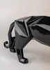 Lladro - Panther Glazed Black