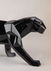 Lladro - Panther Glazed Black