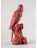 Lladro - Macaw bird - red-gold