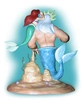 WDCC Disney Classics - King Triton & Ariel Morning, Daddy From The Little Mermaid