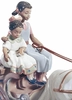 Lladro Black Legacy - FLOWER WAGON