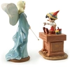 WDCC Disney Classics - Pinocchio Blue Fairy And Pinocchio The Gift Of Life Is Thine