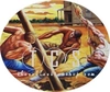 Ernie Barnes - Teamwork-Signed