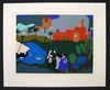 Romare Bearden - Romare Bearden Odysseus Leaves 1978 Signed Silkscreen