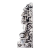 Dargenta - Mayan King with Face Crown Silver Figurine