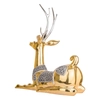 Dargenta - Gold Thai Deer Statue - Great Sambar Deer