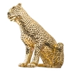 Dargenta - Sitting Gold Leopard Statue