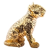 Dargenta - Curious Gold Leopard Cub Statue