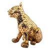 Dargenta - Curious Gold Leopard Cub Statue