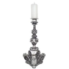 Dargenta - Triad Column Silver Candle Holder