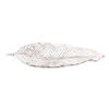 Dargenta - Tropical Leaf Silver Fruit Bowl Medium