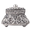 Dargenta - Large Square Rounded Silver Cremation Urn