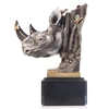 Jay Strongwater - Rufus Rhino Bust With Butterflies Objet