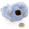 Jay Strongwater - Gatsby Pave Piggy Bank - Pale Blue - 100x100