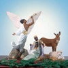 Ebony Visions - The Nativity Sheep With Lamb - 100x100