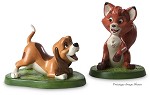 WDCC Disney Classics The Fox And The Hound Copper And Todd The Best Of FriendsPorcelain Figurine