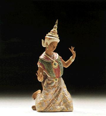 Lladro Thai Dancer 1977-99 12069M Porcelain Figurine