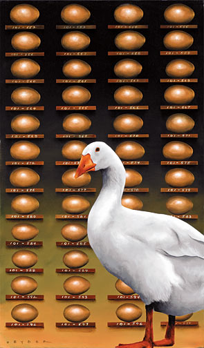 Robert Deyber The Golden Goose Limited Edition Fine Art