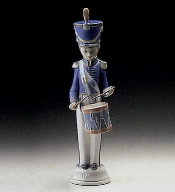 Lladro Soldier with Drummer Porcelain Figurine